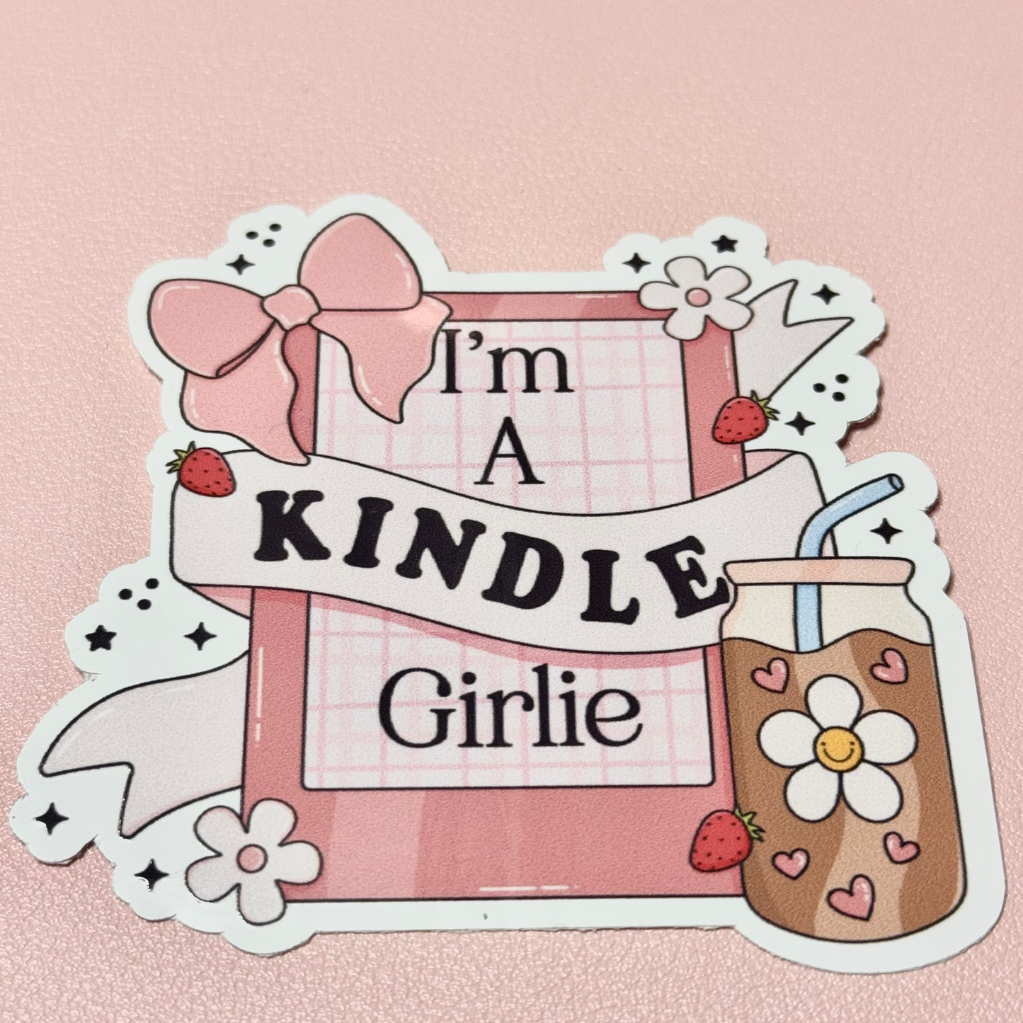 Kindle Girlie Sticker