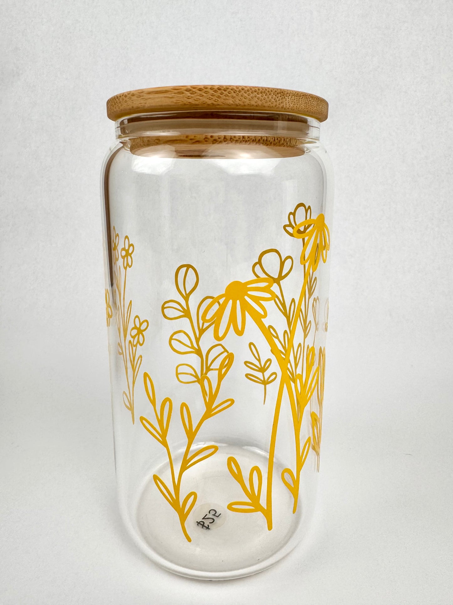 Wildflower Glass Cup