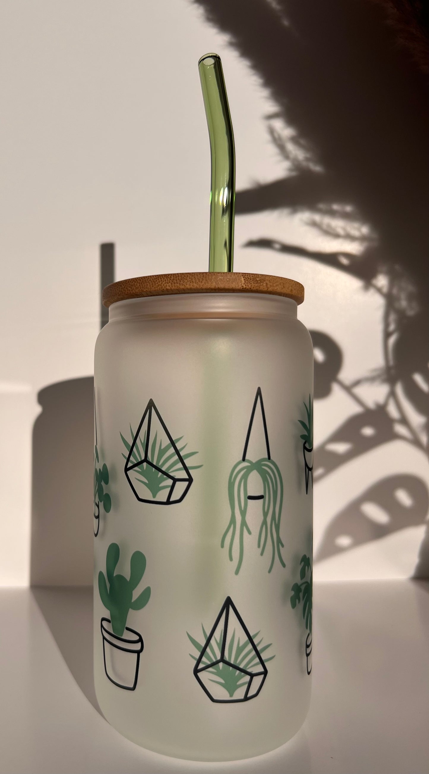 House Plant Glass Cup