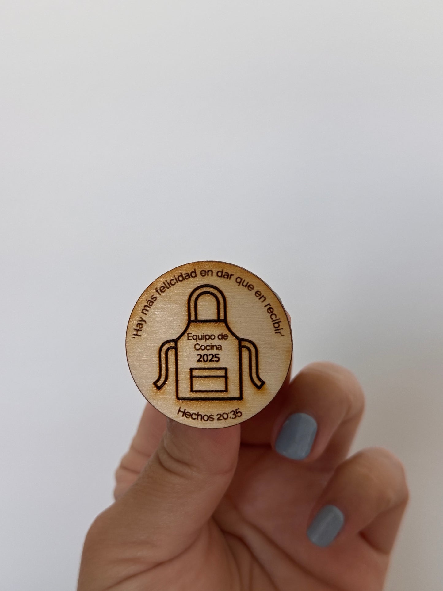 Customizable Wood Token, Coin