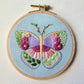Beginner Butterfly Sampler hand embroidery kit