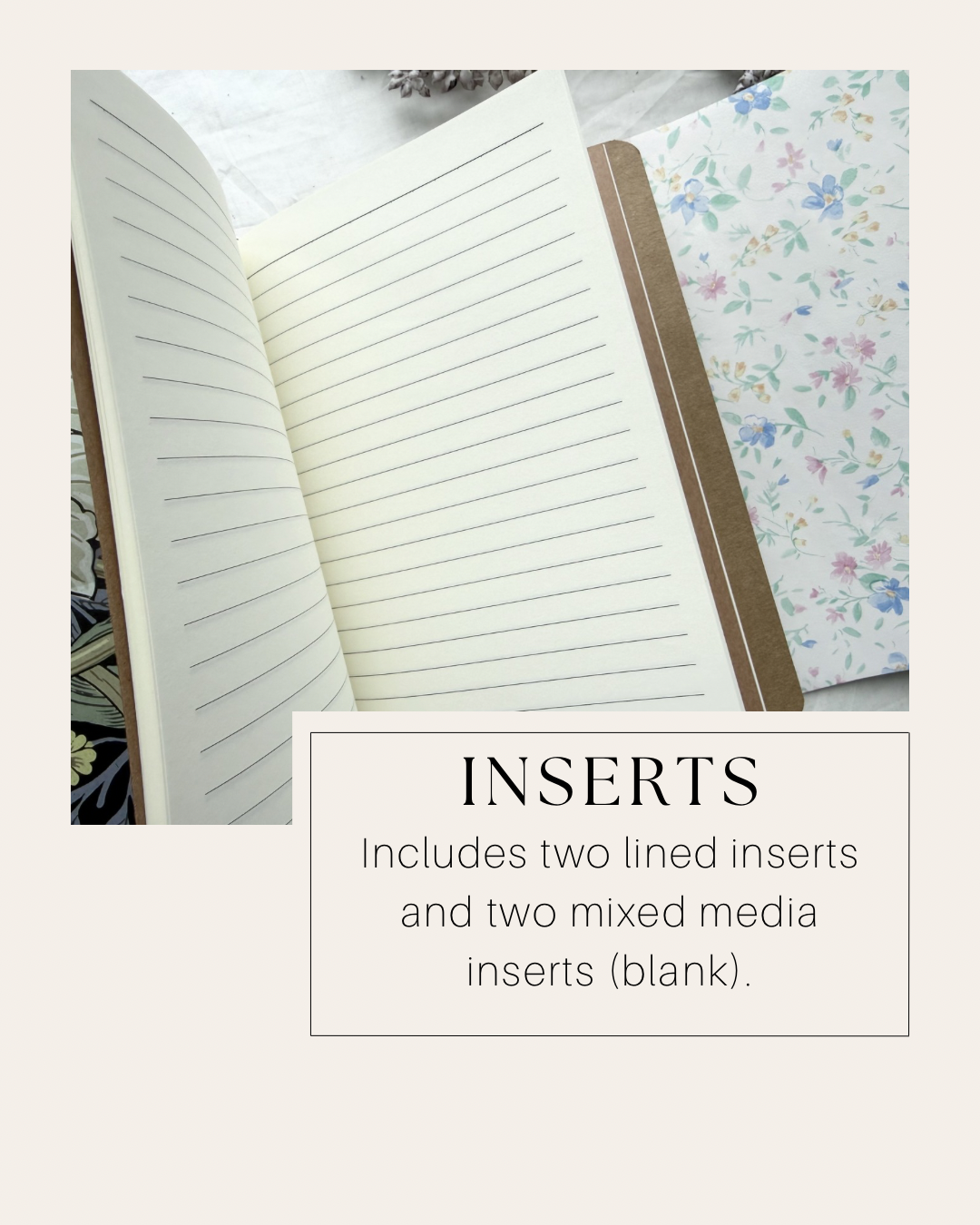 Handmade Refillable Journal + Ephemera