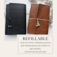 Handmade Refillable Journal + Ephemera