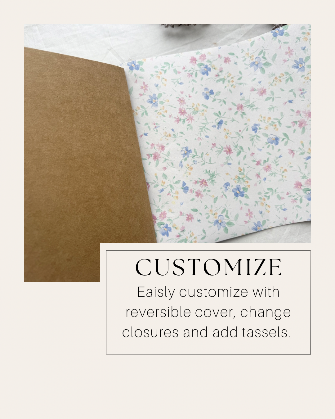 Handmade Refillable Journal + Ephemera