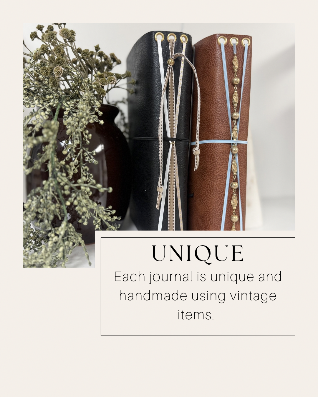 Handmade Refillable Journal + Ephemera