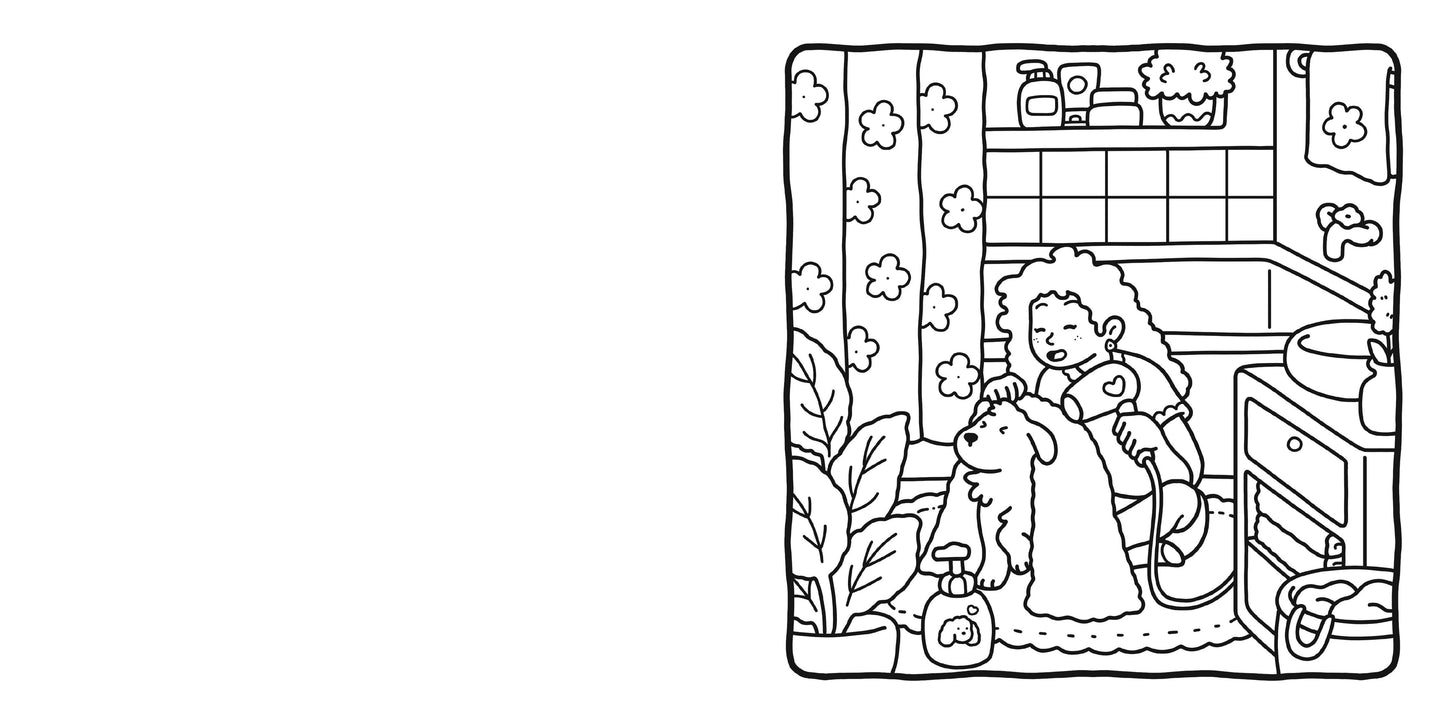 Girl Moments Coco Wyo Coloring Book