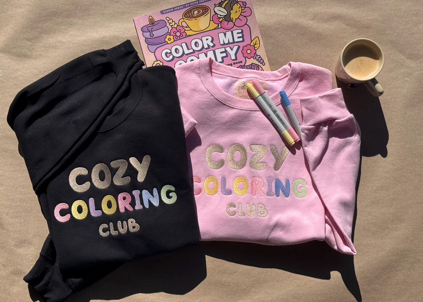 Cozy Coloring Club Crewneck