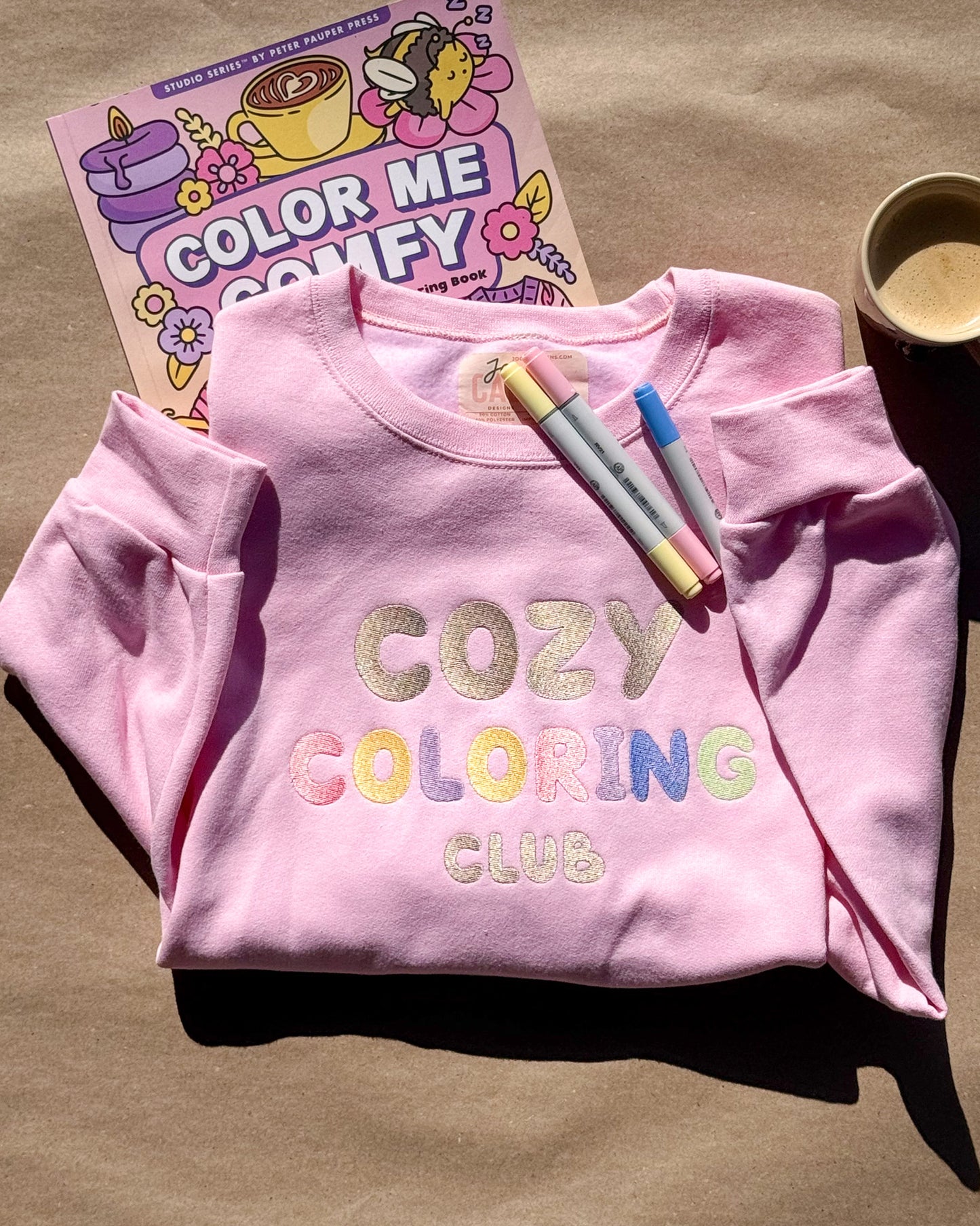 Cozy Coloring Club Crewneck