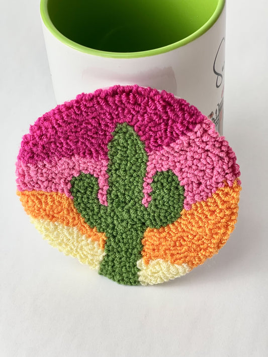 Groovy Cactus Coaster