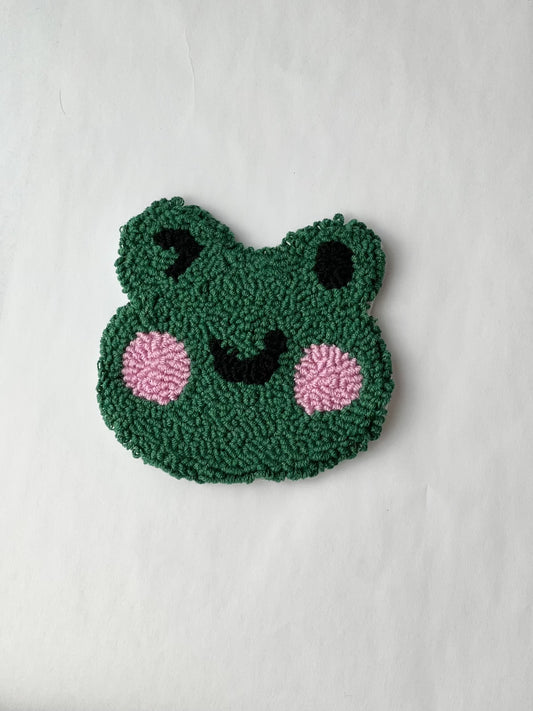 Winky Face Frog Coaster