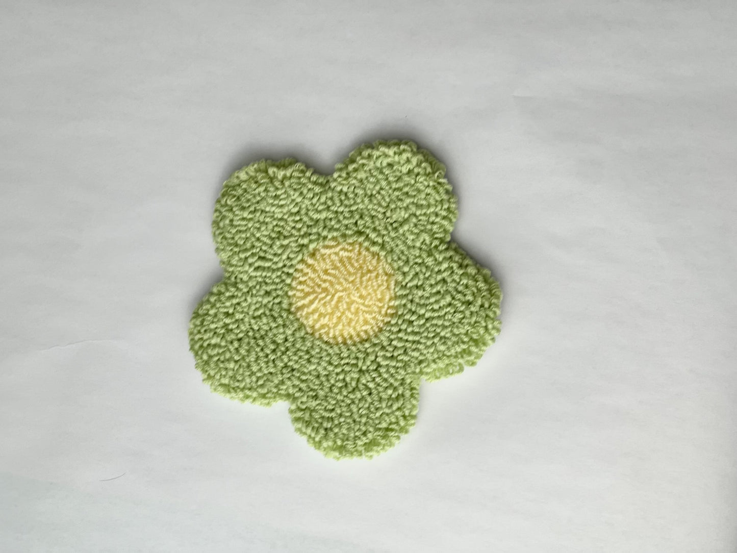 Green Daisy Coaster