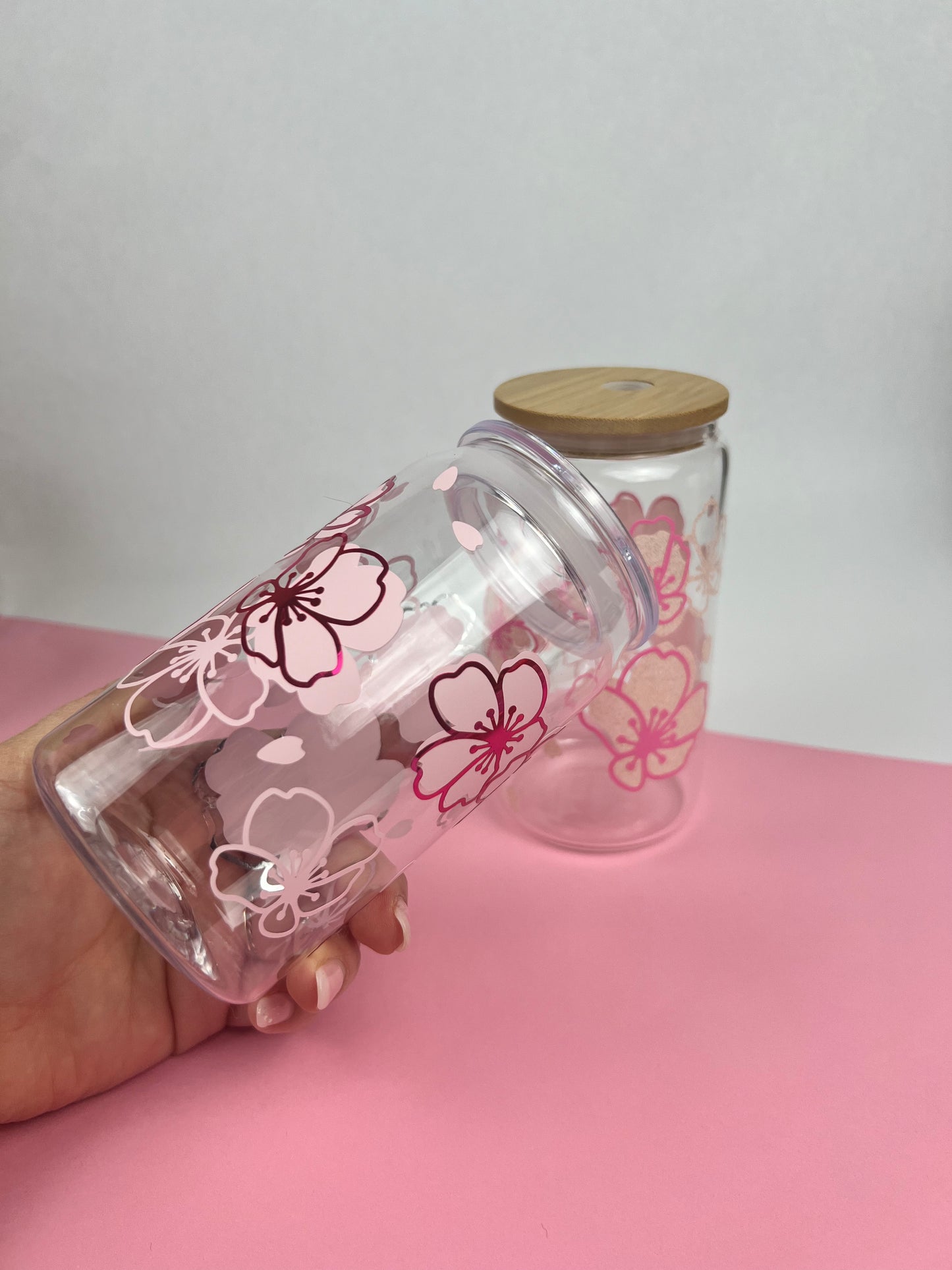 Cherry Blossom Acrylic Cup