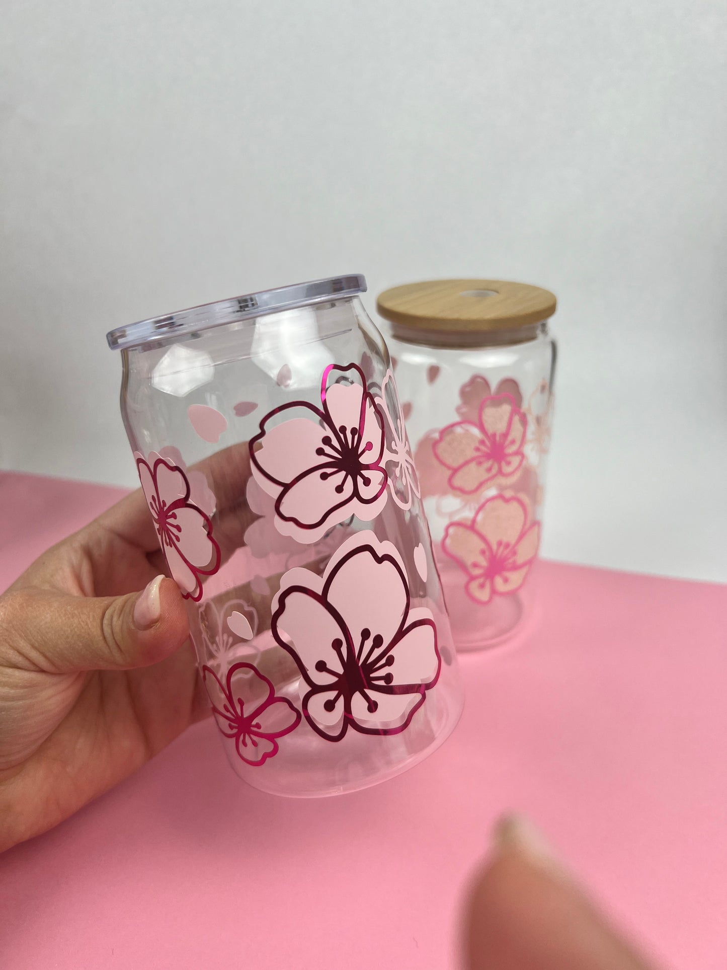 Cherry Blossom Acrylic Cup