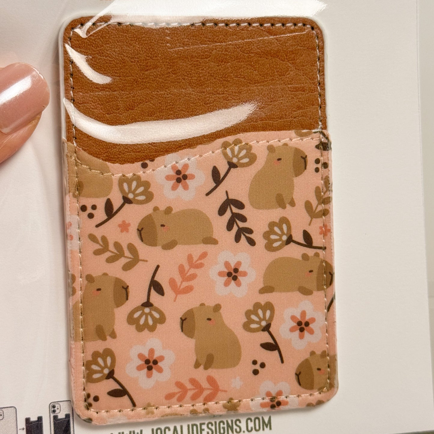 Cute Capybara Set – Tumbler, Car Coasters & Phone Wallet