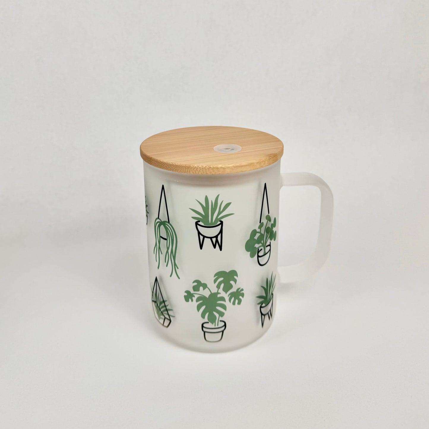 House Plant Glass Mug