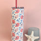 Coastal Pink and Blue Insulated Tumbler