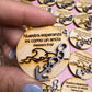 Customizable Wood Token, Coin