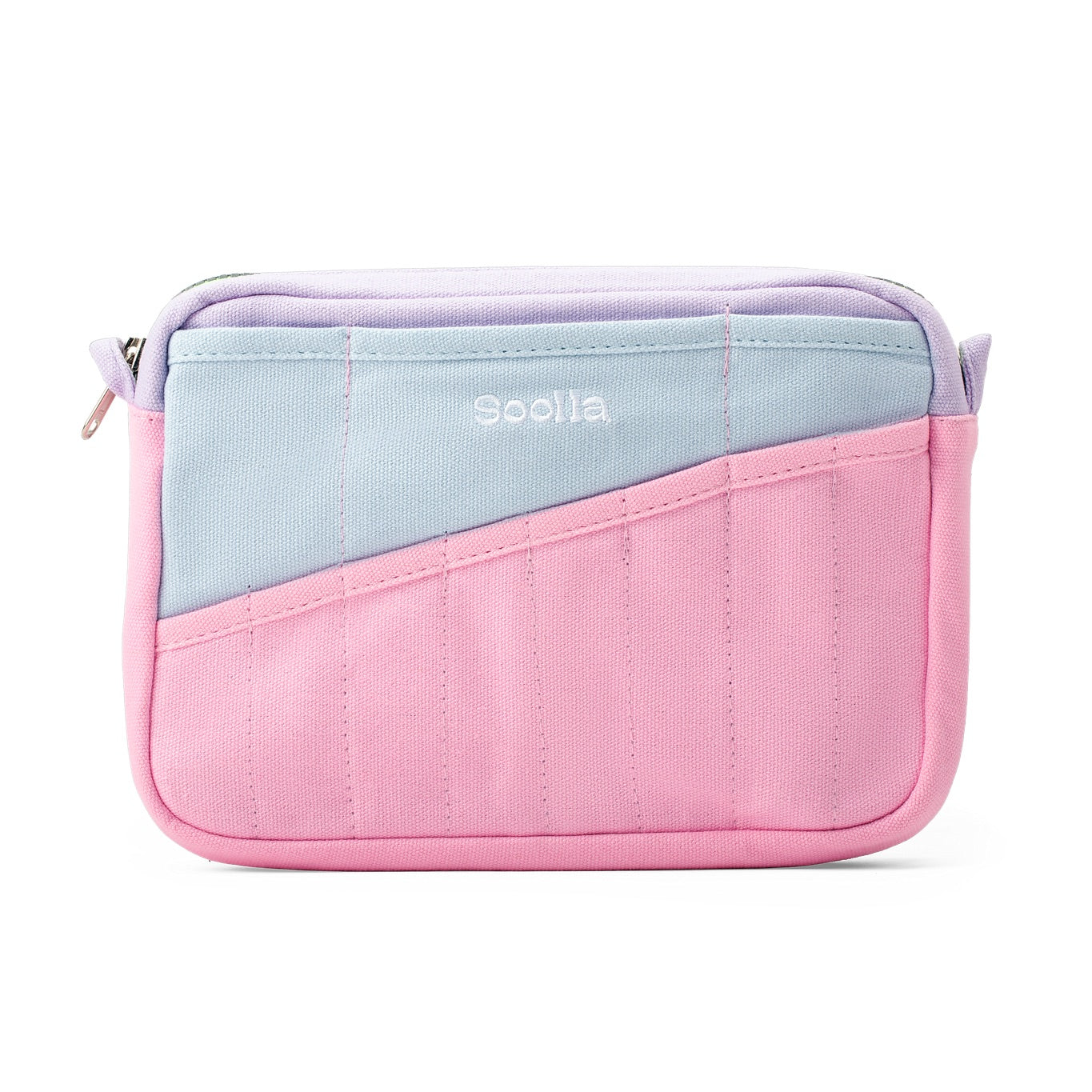 Soola Stationery Pouch- Pink & Blue