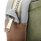 Soola Stationery Pouch- Green & Brown