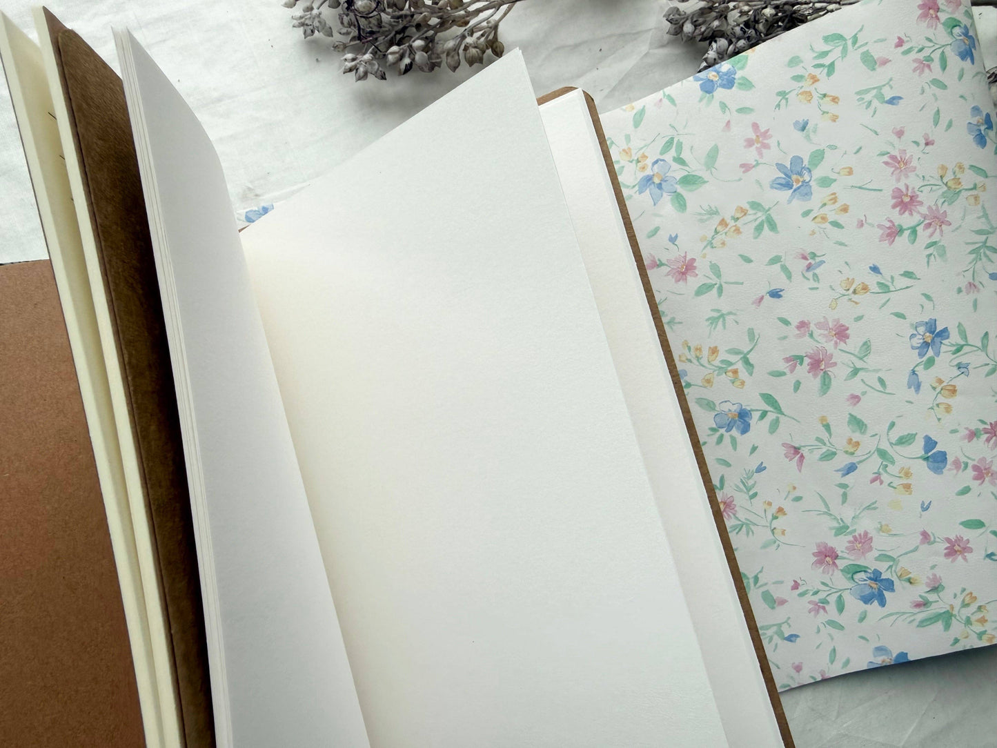 Handmade Refillable Journal + Ephemera