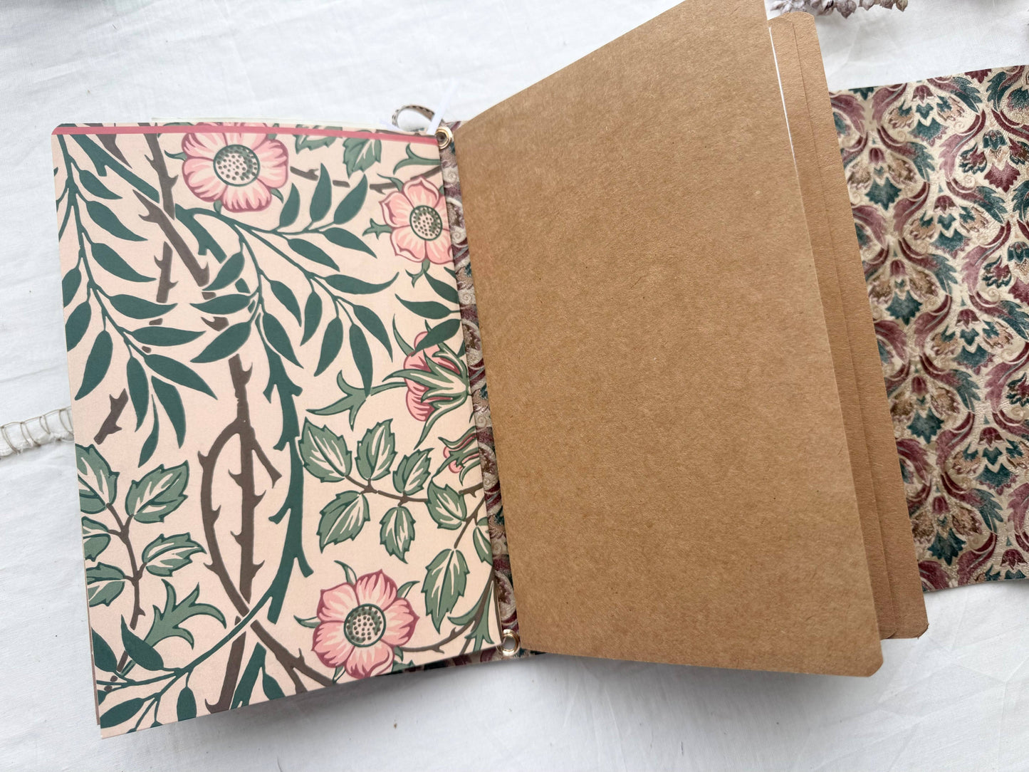 Handmade Refillable Journal + Ephemera